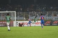 Gurpreet Singh Sandhu was unable to repeat his heroics against Qatar.